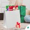 AMIFF White Shopping Bags with Handles 13 x 7 x 17 Pack of 25 White Gift Bags with Handles Bulk 150 GSM White Paper Bags with Handles Bulk White Bags with Handles White Kraft Bags with Handles